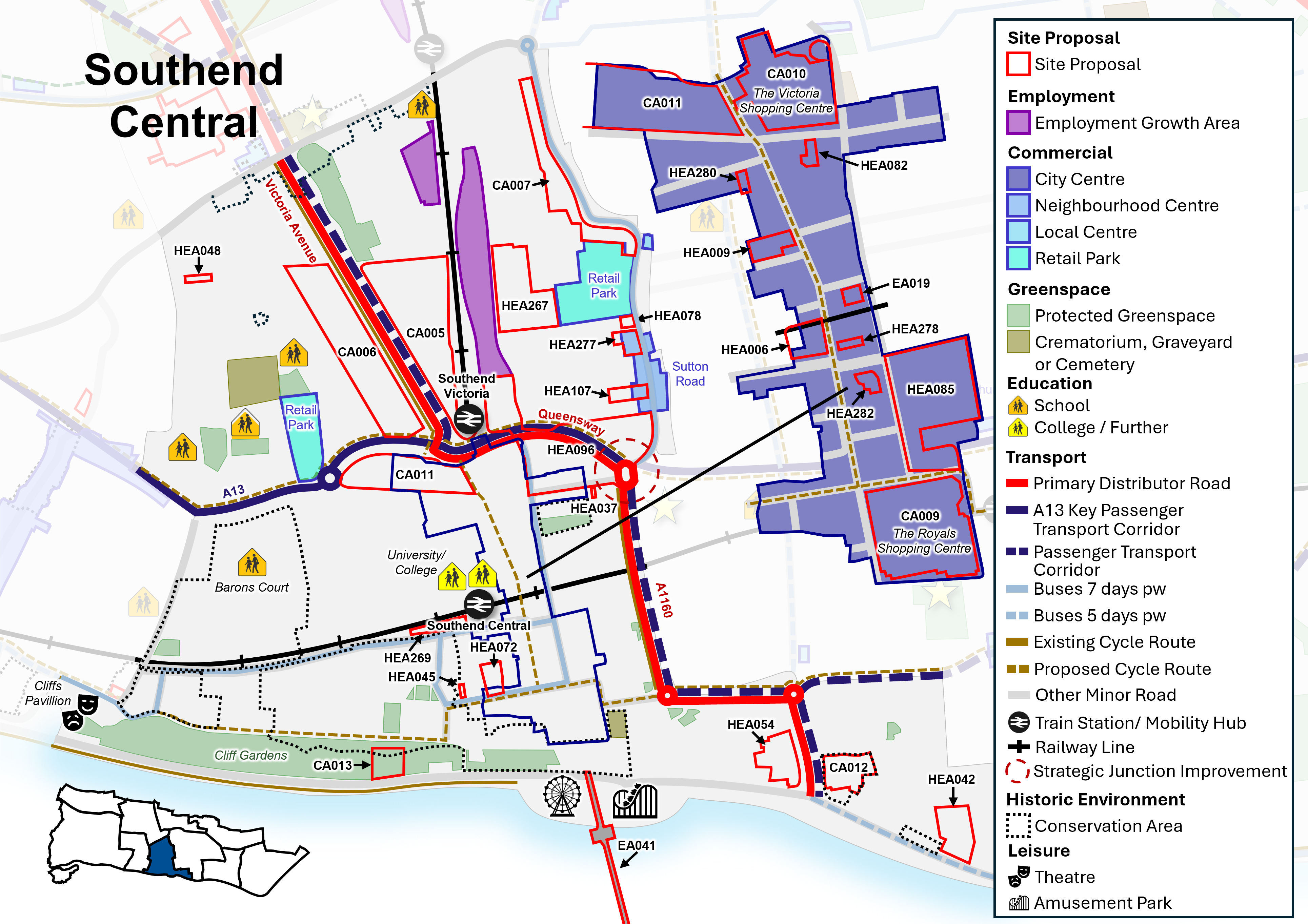 Southend New Local Plan Preferred Approach With Options Southend 